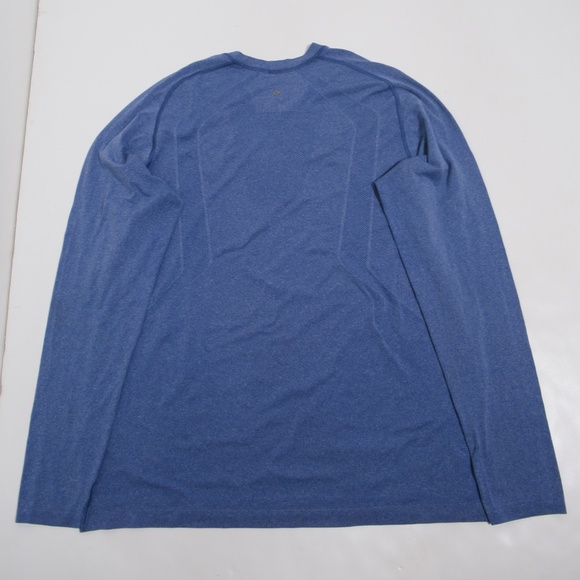 Lululemon Men's Metal Vent Tech Long Sleeve Heathered Harbor Blue Size XL - Picture 9 of 12